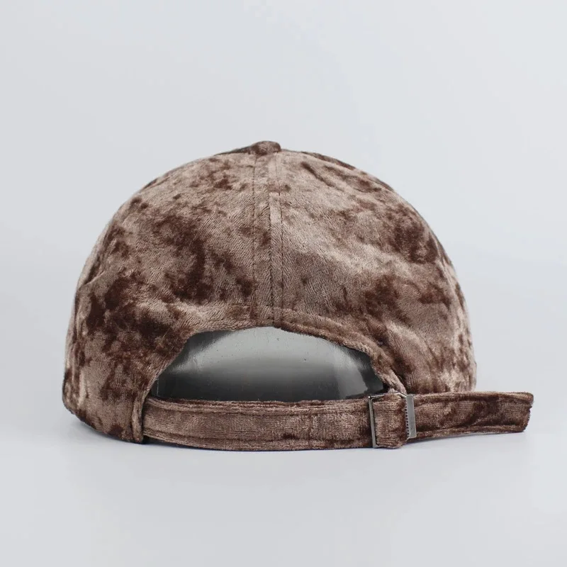 Oversized Head Suede hip-hop Men And Women Autumn Winter Baseball Cap Outdoor candy-coloured Duck Tongue Hat Shading Round Cap