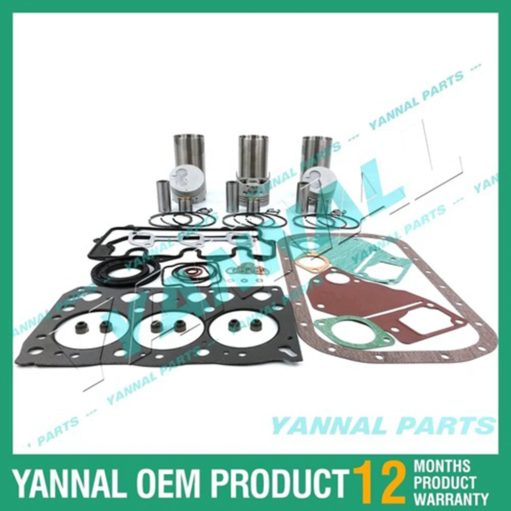 

3LB1 Overhaul Rebuild Kit With Engine gasket set For Isuzu Engine