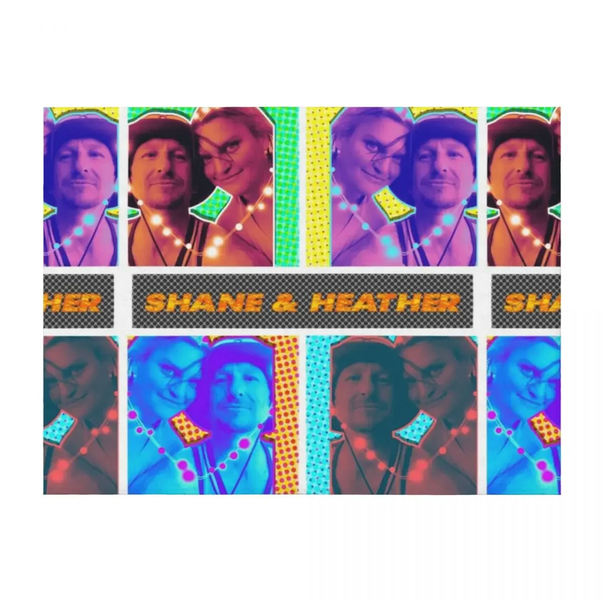 

Shane & Heather Throw Blanket Polar Luxury Brand Plaid on the sofa Decorative Sofa Blankets