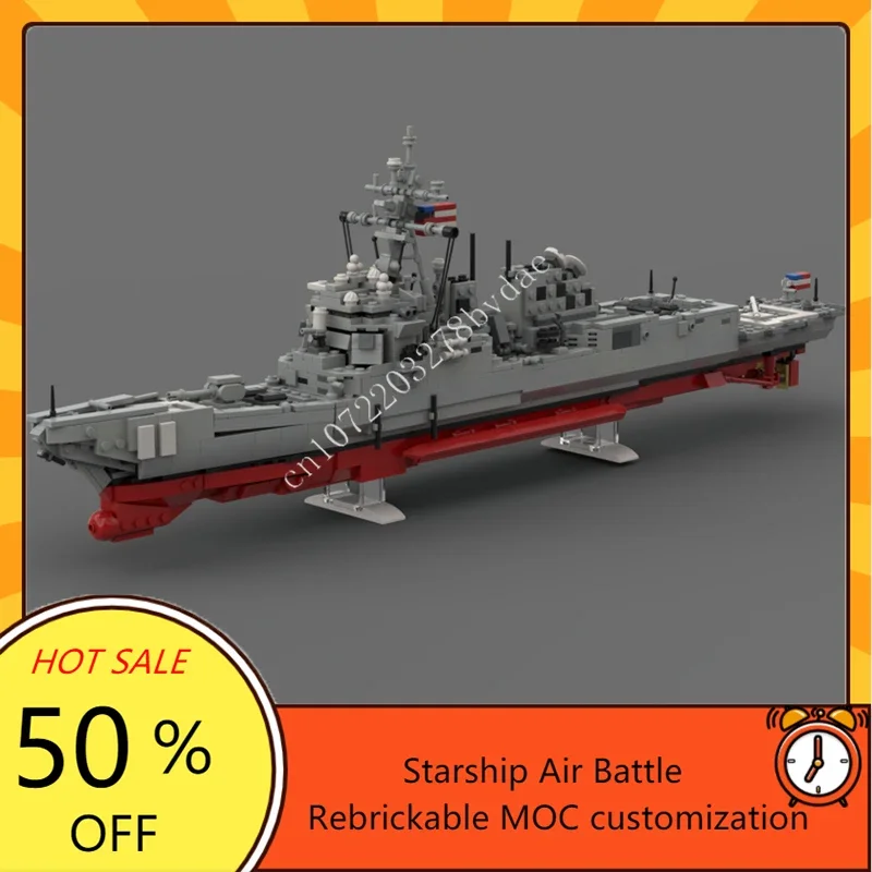 

1101 шт. MOC DDG 91 Arleigh Burke Flight IIA версия Пазлы Набор военных кораблей Креативные детские головоломки Рождественский подарок Игрушки для детей в возрасте