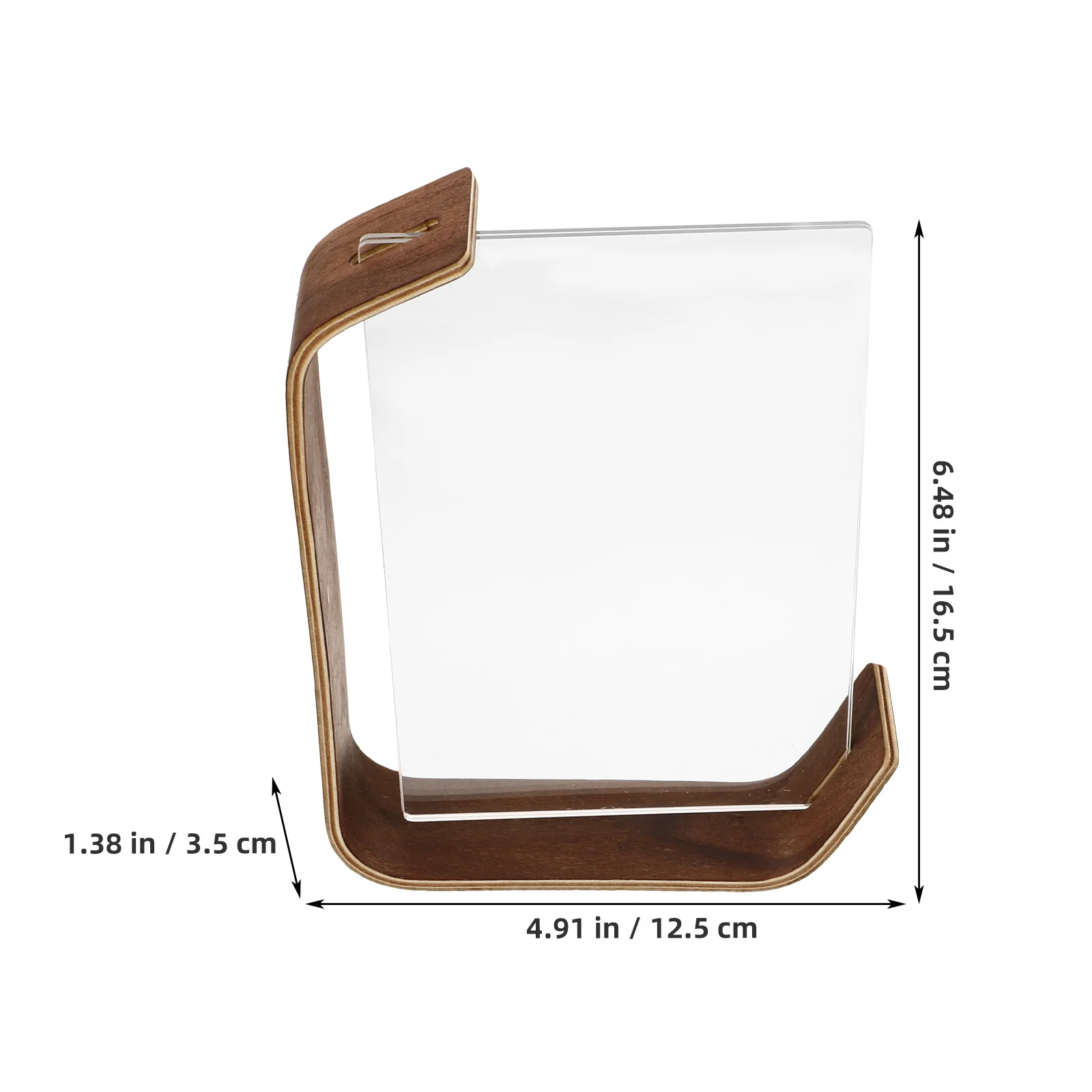 

Clear Acrylic Inch Sturdy Desktop Display Photo Stand Modern Tabletop Frame For Home Photo Frame With Stand Decor