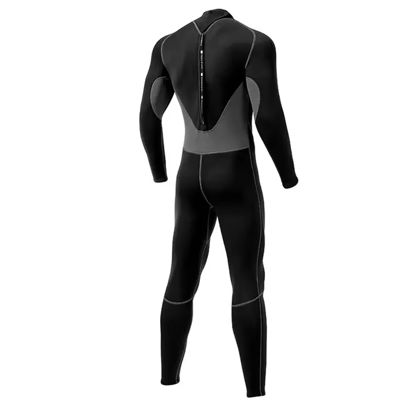 

STLF 3MM Diving Suit One-piece Cold Proof and Warm Surfing Black Gray Swimming Warm Free Diving Suit Can Be Customized
