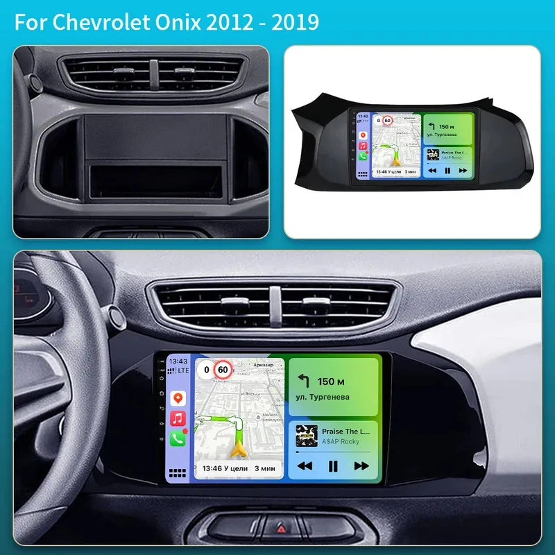 Android Car Radio for Chevrolet Onix 2012-2019 Navigation GPS Multimedia Video Player Stereo Carplay Steering Wheel Control
