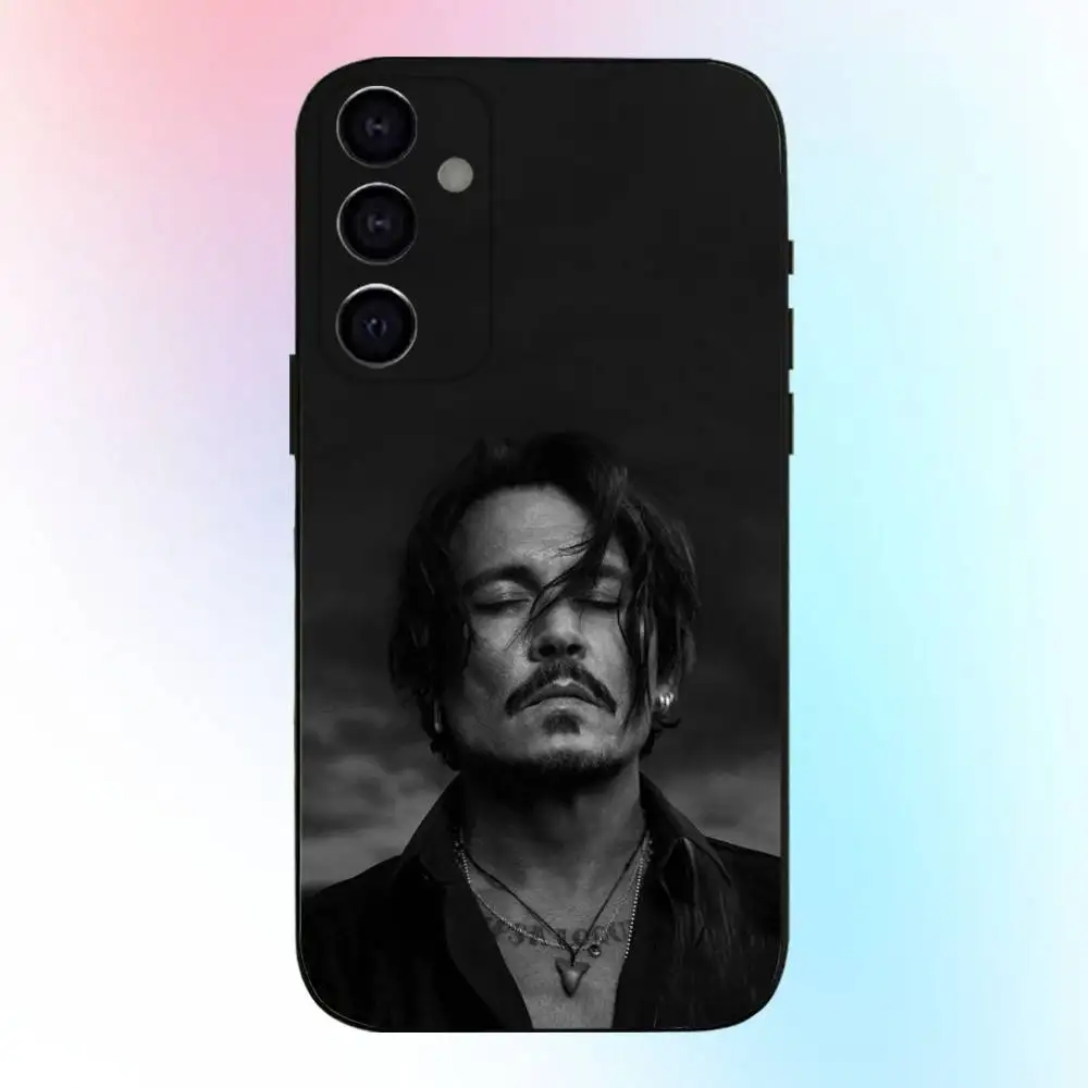배우 핫 조니 D-데프 전화 케이스 삼성 갤럭시 A73,A72,A71,A70,A53,A52,A51,기타 소프트 블랙 커버