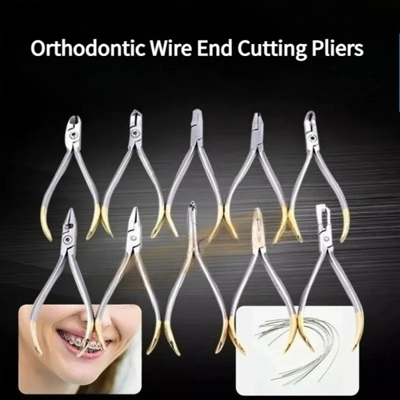 

Dental Orthodontic Fine Wire Cutting End Pliers Can Cut 0.5-0.9 Steel Wire End Pliers Professional Medical Orthodontic Equipment