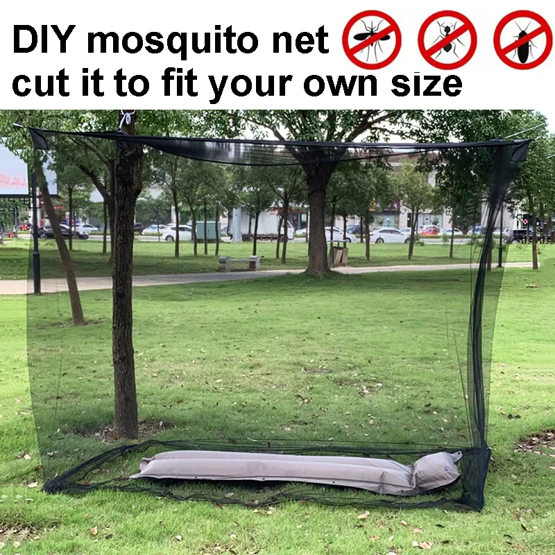 DIY Mosquito Net Camp Outdoor Huntting Garden Dormitory Tent Picnic Camping Cut Fit Size Mosquito Netting 2*3 3*5/15m DIY Nets