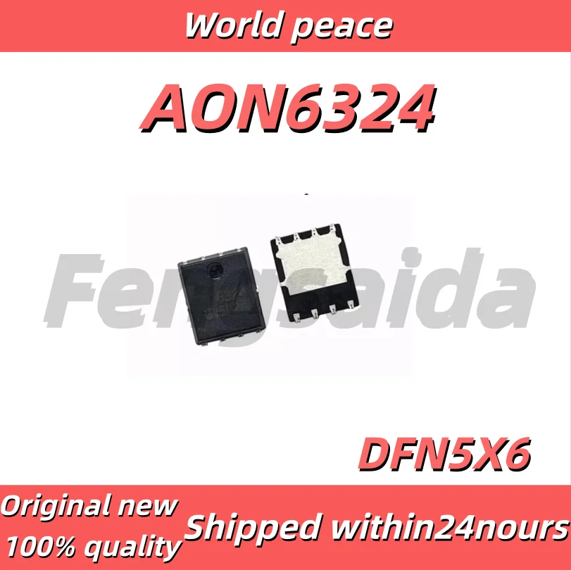 (1-10pcs)100% Brand New Original AON6324 SMD DFN5X6-8 Printing 6324 Single N-Channel 30V 85A MOSFET