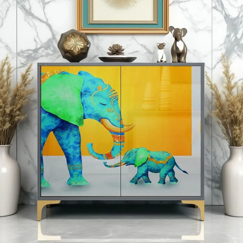 

Modern Wooden Shoe Cabinet Designer Furniture Luxury Entrance Hall Shoe Cabinets Living Room Interior Muebles Unique Furniture