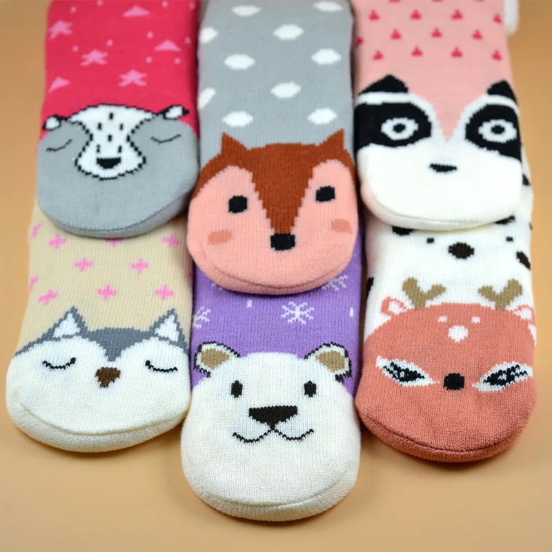 Womens Fuzzy Thermal Sock Plush Grip Hemp Winter Soft Female Home Indoor Warm Bedroom Silicone Non-slip Thick Slipper Floor Sock