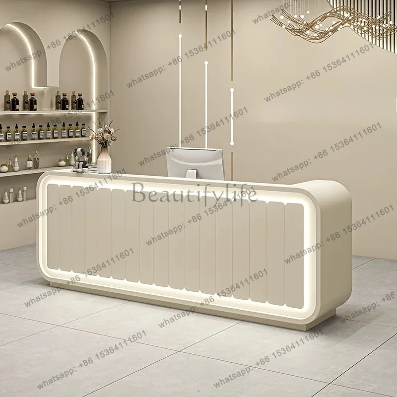 Factory Direct Sales American Luxury Bar Modern Designer Training Institution Company Front Desk High-end Office Furniture Balca
