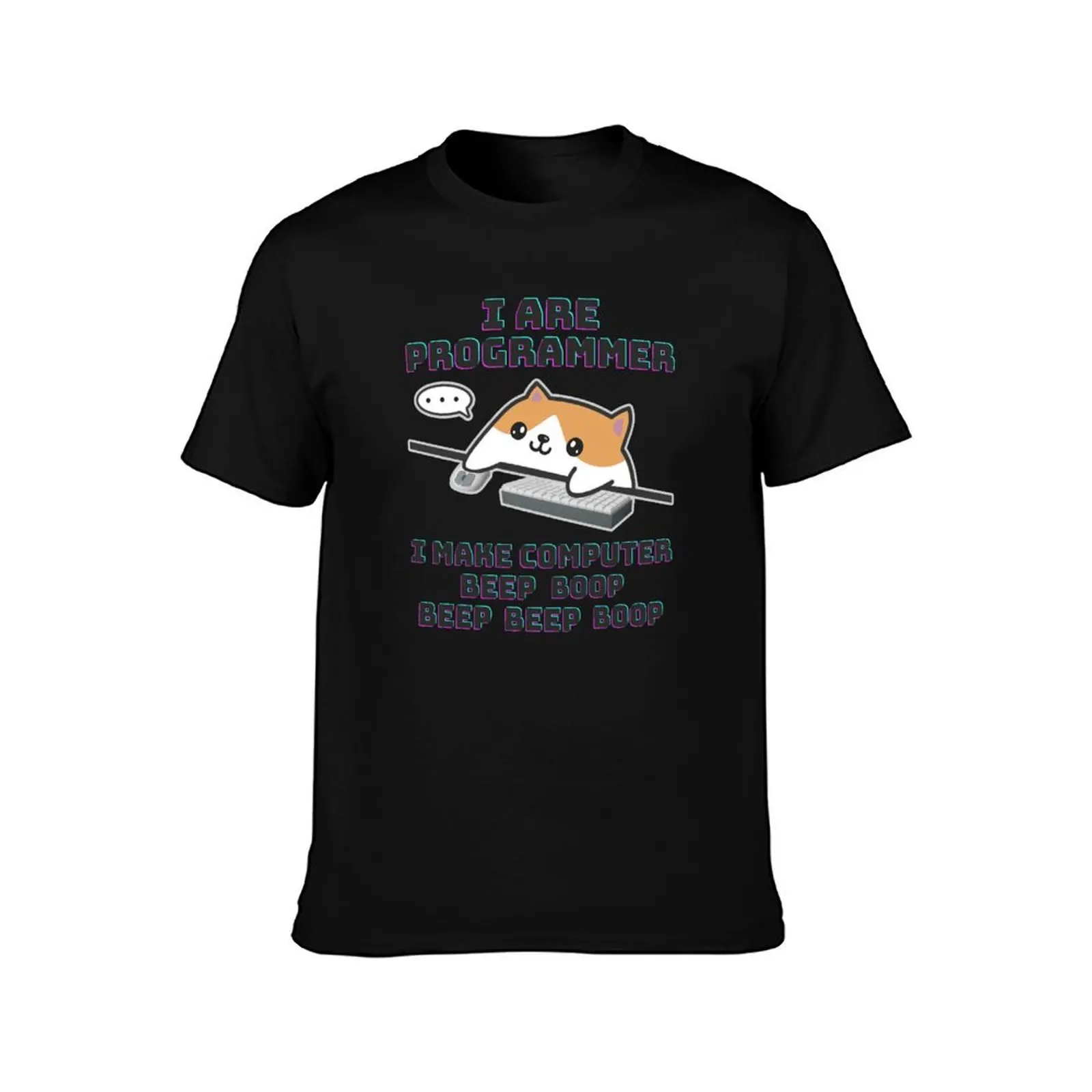 I Are Programmer T-Shirt Fashion Letter Print T-Shirt