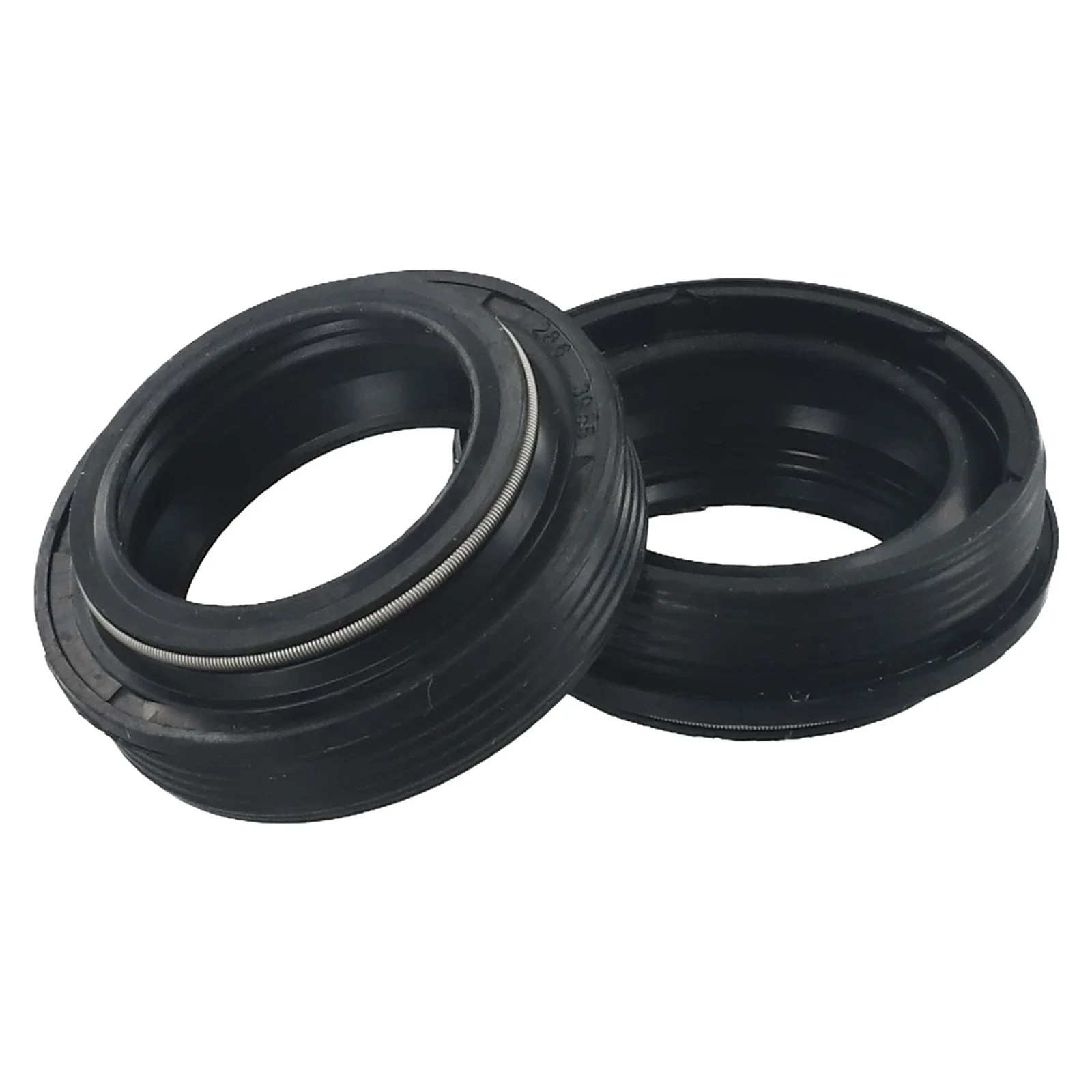 2 Pcs Road Mountain Bike Bicycle Fork Dusty Seal 28.6/30/32/34mm Dust Wiper Oil Seal Setting Dustproof Fork Oil Seals MTB Bikes