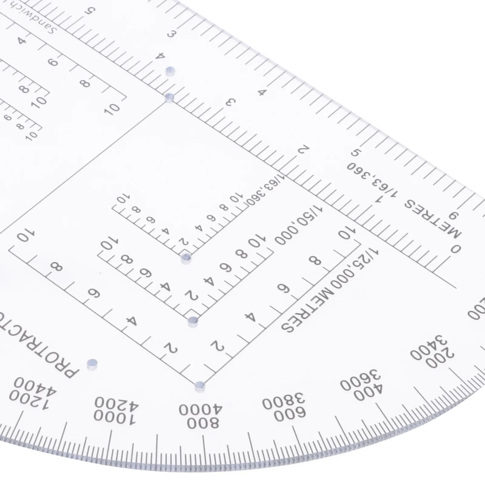 مقياس زاوية دقيق مقاوم للاهتراء منقلة عسكرية لملحقات أدوات القياس الاحترافية