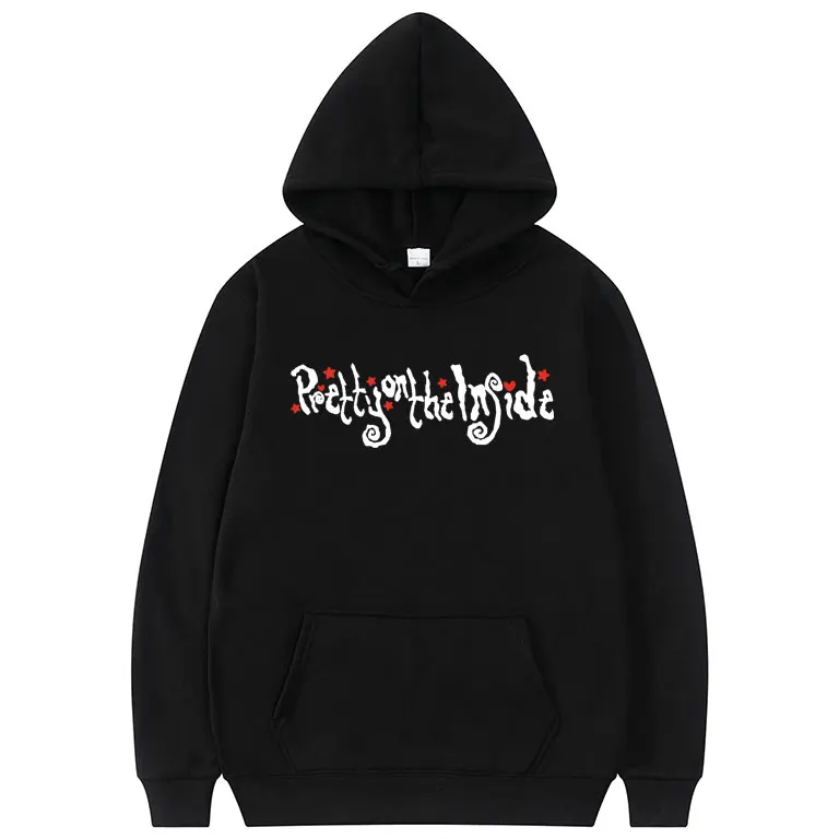 Alternative Rock Band Hole Pretty on The Lnside Album Graphic Hoodie Courtney Love Grunge Pullover Man Casual Oversized Hoodies