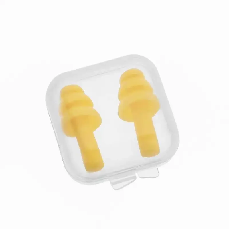 ที่อุดหูซิลิโคนแบบนิ่มกันน้ำปลั๊กอุดหูสำหรับว่ายน้ำใช้ซ้ำได้ลดเสียงรบกวนปลั๊กอุดหูสำหรับใส่นอนที่ป้องกัน2023