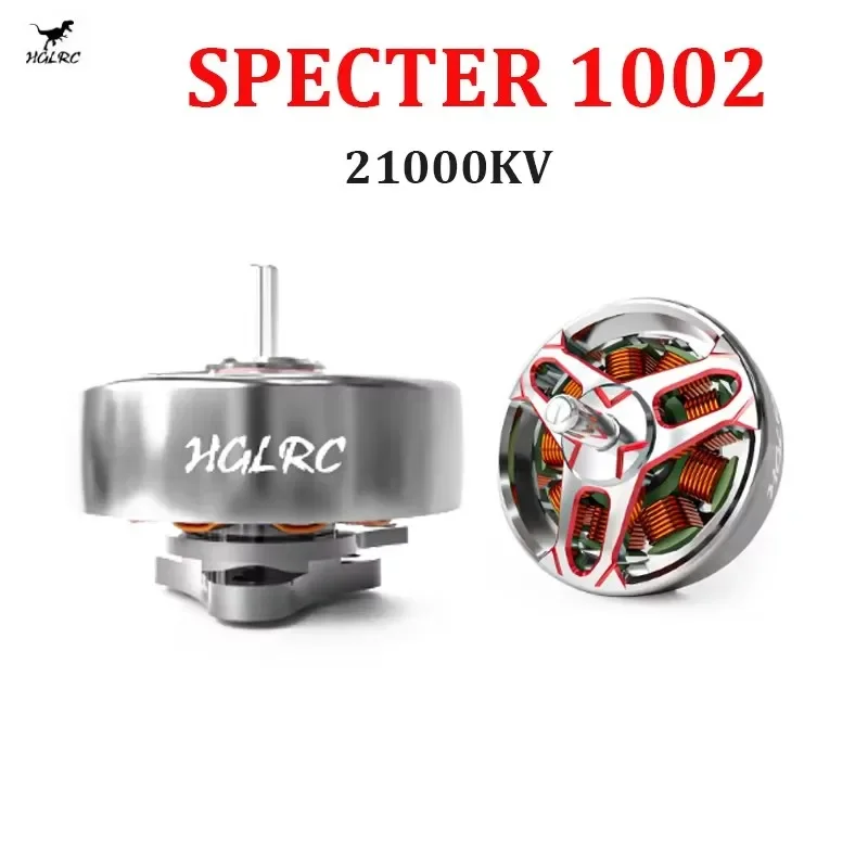 HGLRC SPECTER 1002 Motor 21000KV 1S Is Suitable for 1.6-2 Inch Model Airplane Line Length 45mm FPV Freestyle Racing Drone
