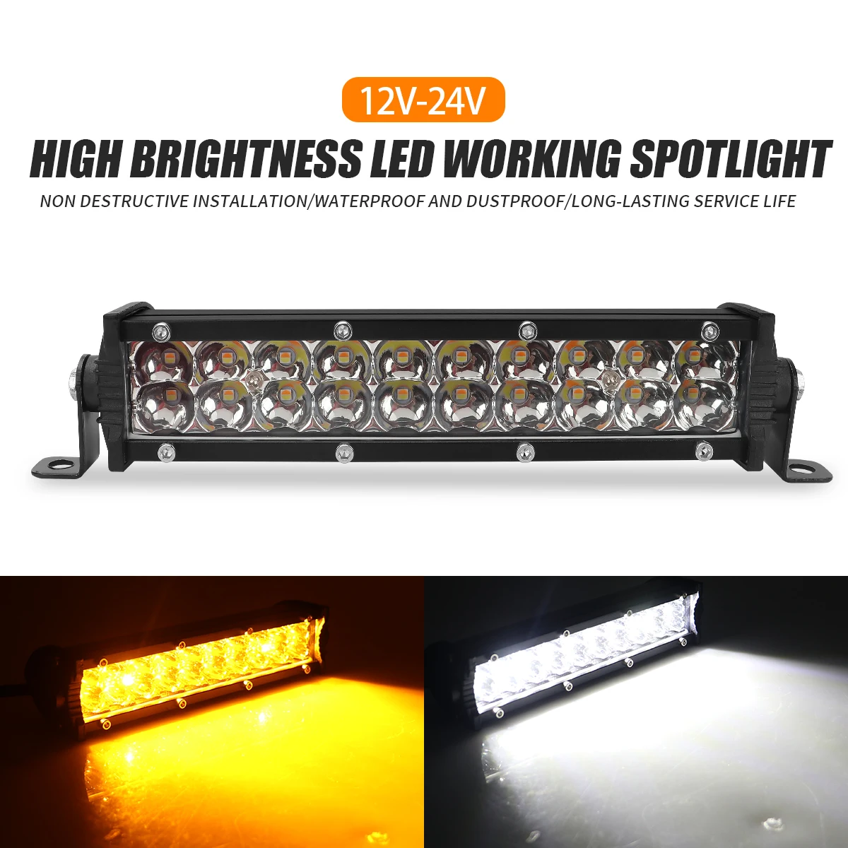 Conjunto de barra de luz LED p - Motorcycle Gear Yellow avaliação e preço