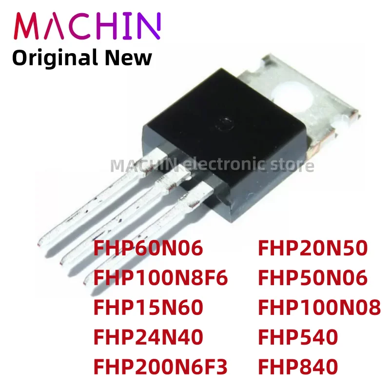 1pcs FHP60N06 FHP100N8F6 FHP15N60 FHP24N40 FHP200N6F3 FHP20N50 FHP50N06 FHP100N08 FHP540 FHP840 TO220-3 MOS FET TO-220