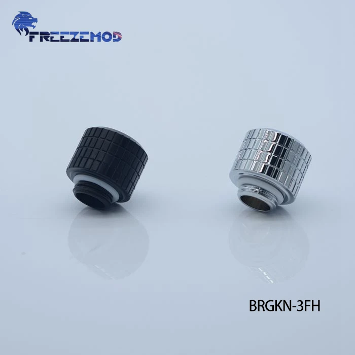 FREEZEMOD G1/4'' External Thread for 9.5X12.7mm/10x16mm Soft Tube Inner Hexagonal Fixed Fittings for PC Water Cooling BRGKN-3FH