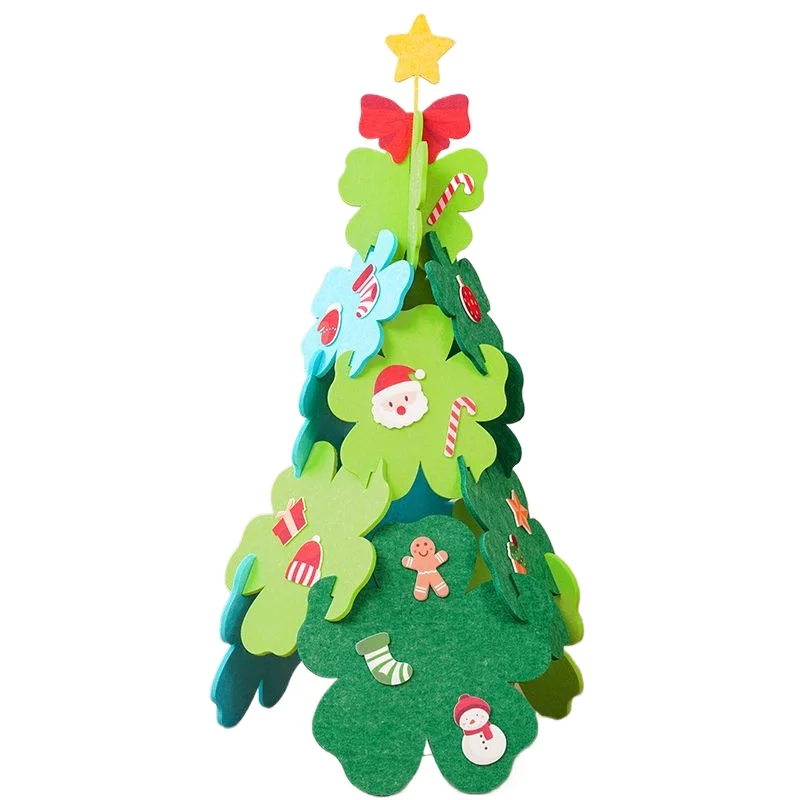 

"Christmas tree" creative ornaments decoration home DIY Christmas building block what gift arrangement