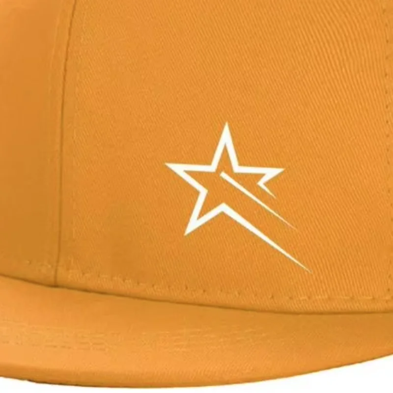 

American Street Style Cap Adjustable Back Buckle Distressed Style Baseball Cap, Flat Brim Outdoor Sunshade Cap