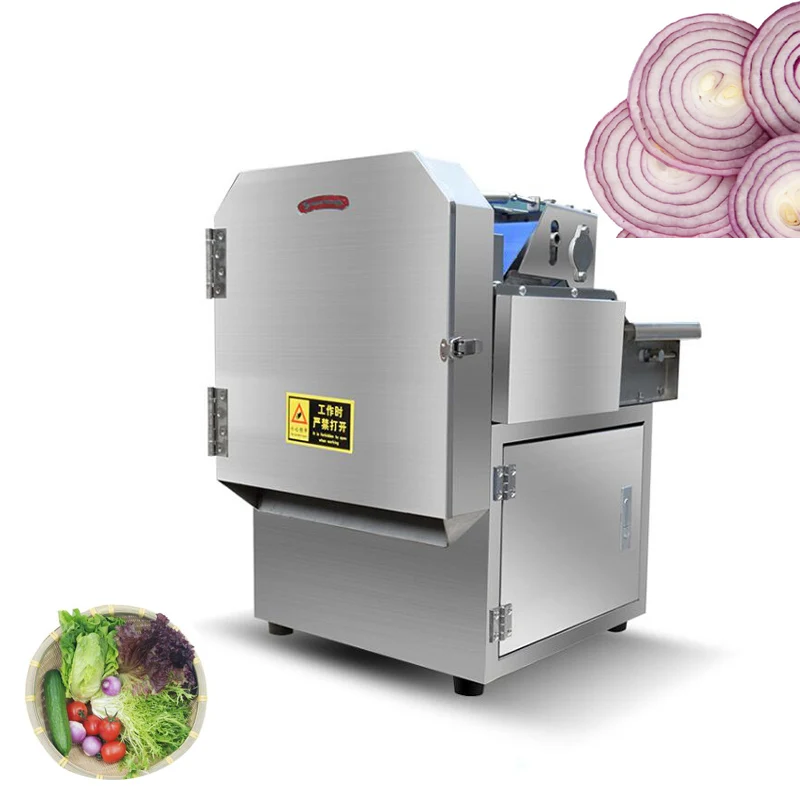 Automatic Cabbage Celery Leek Shredder Machine 350kg/h Vegetable Slicing Machine Fruit Vegetable Slicer