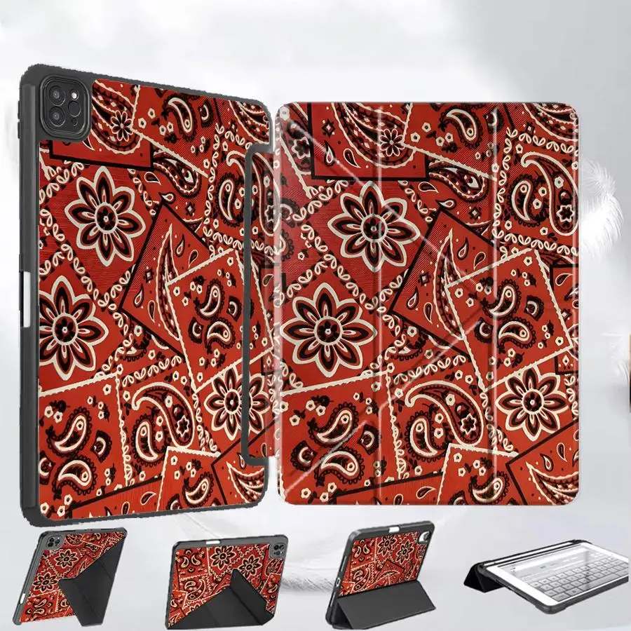 

Чехол для планшета iPad Pro 2025, Mini 6, 7, Pro 11, 10, 9, 8, 7 поколений, 12.9 дюймов, Air 4, 5, M3, M2, M4, 11 дюймов, с креативным узором, держатель-подставка