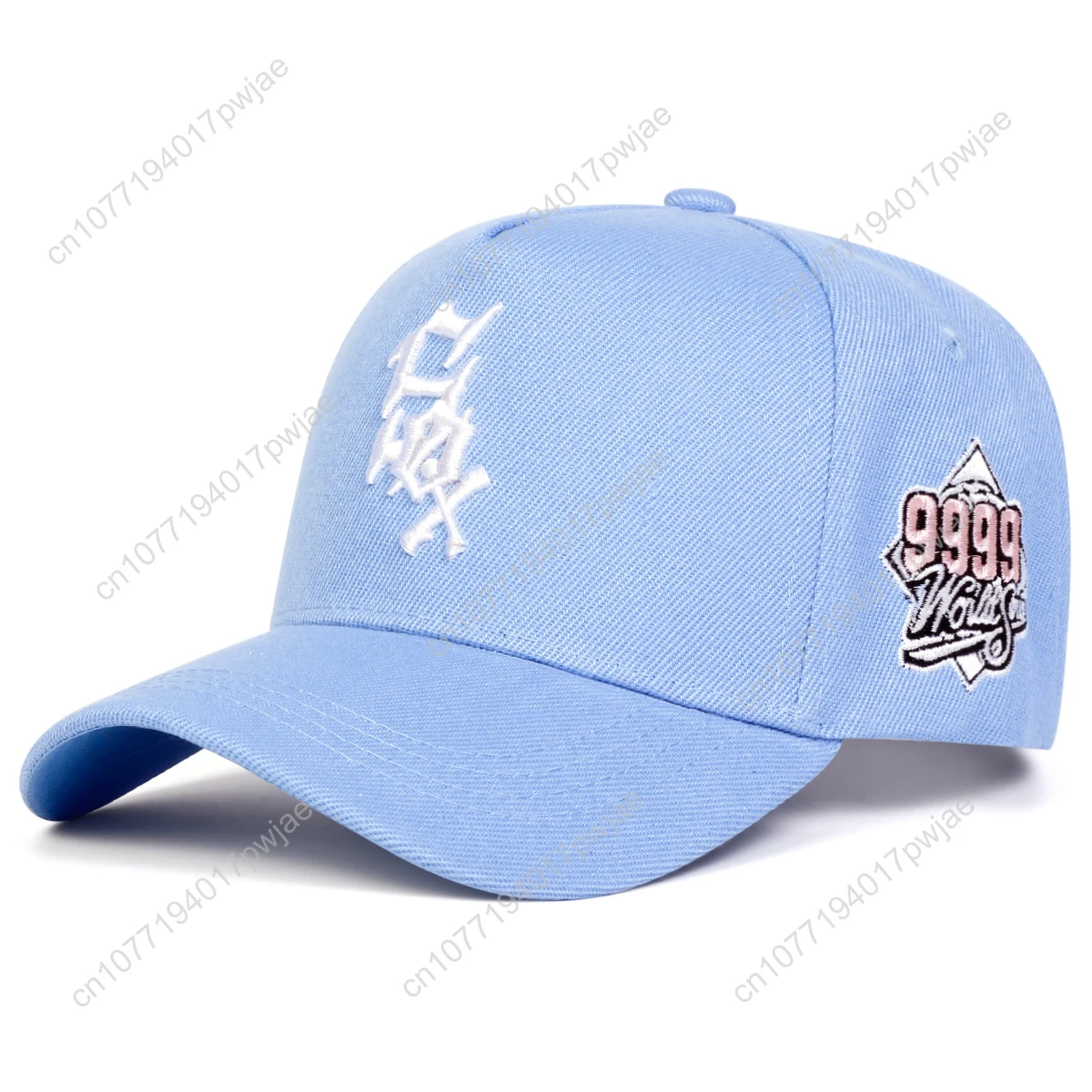 Unisex SOX 9999 Baseball Caps met Letterborduurwerk Verstelbare Casual Hoeden Lente en Herfst Outdoor Zonnebrandcrème Hoed