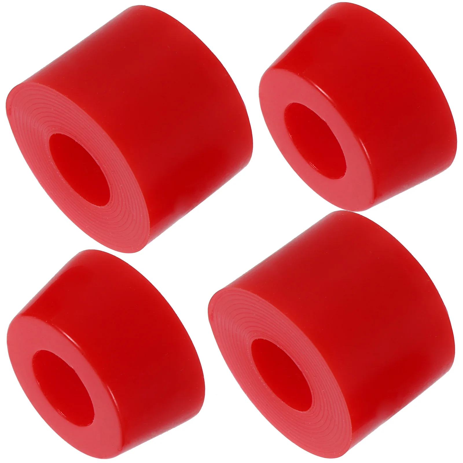 

4pcs Skateboard Shock Pads Cushioning Bushings for Trucks High-Density PU Wear-Resistant Vibration Absorber Smooth Stable