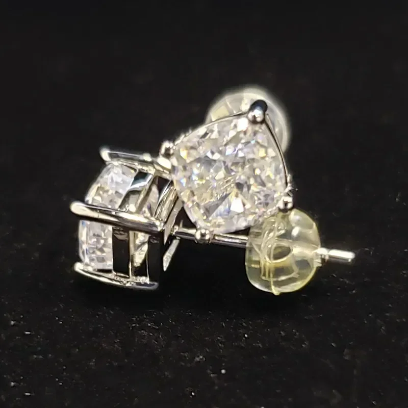 New Cut Crystal Cubic Zirconia Earrings, Earrings for Women, Simple and Versatile  Advanced Sense Gift Trend Jewelry