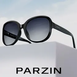 PARZIN Polarized Sunglasses Women Driving Classic Brand Designer Retro Sun Glasses UV400 Big Frame Eyeglass 9908