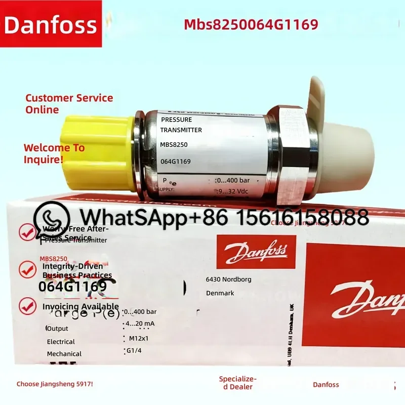 Danfoss MBS8250 Pressure Transmitter 064G1177 064G1184 064G1186 064G1197 064G1106 064G1144  064G1176 064G1132 064G1161