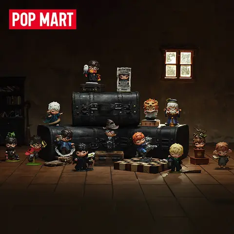 New POP MART Hirono × Harry Potter Series Figures Blind Box Collectible Snape Harry Ron Dobby Action Figures Toys Surprise Gift