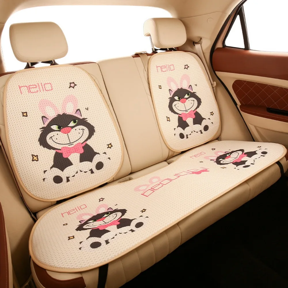 Cuscino del sedile antiscivolo per auto protezione dello schienale Disney Lucifer Anime Cartoon Cute Car Seat Decoration accessori interni