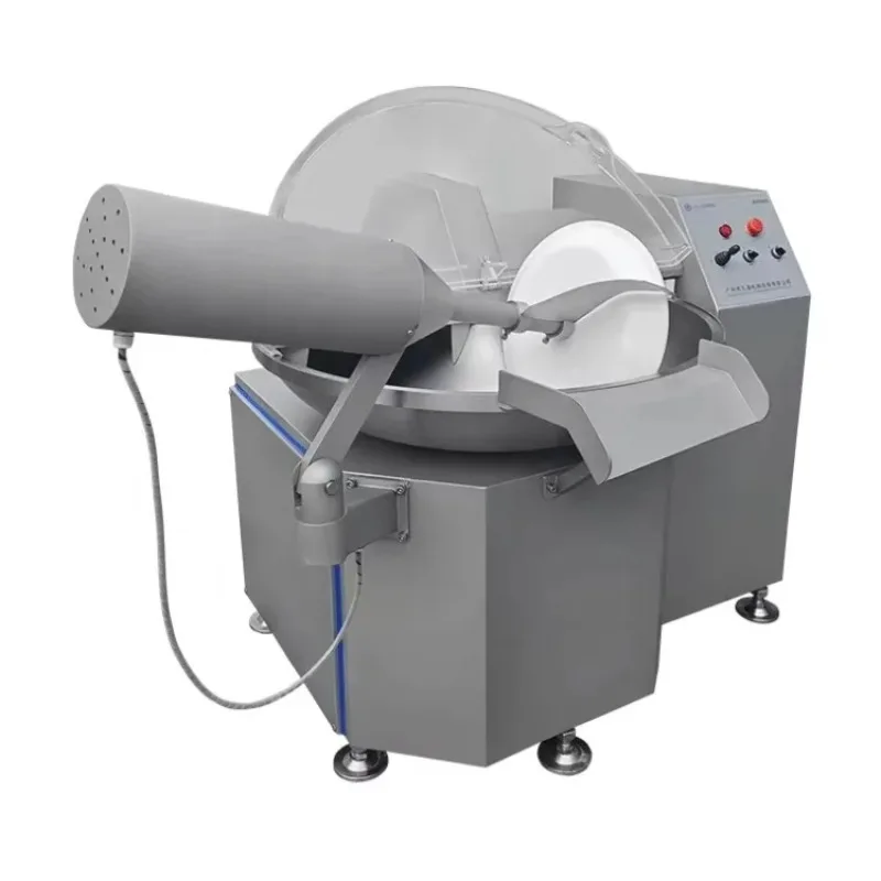 18KW Electric Meat Bowl Chop Cutter Machine with Variable Cutting Speed for Meat and Vegetables