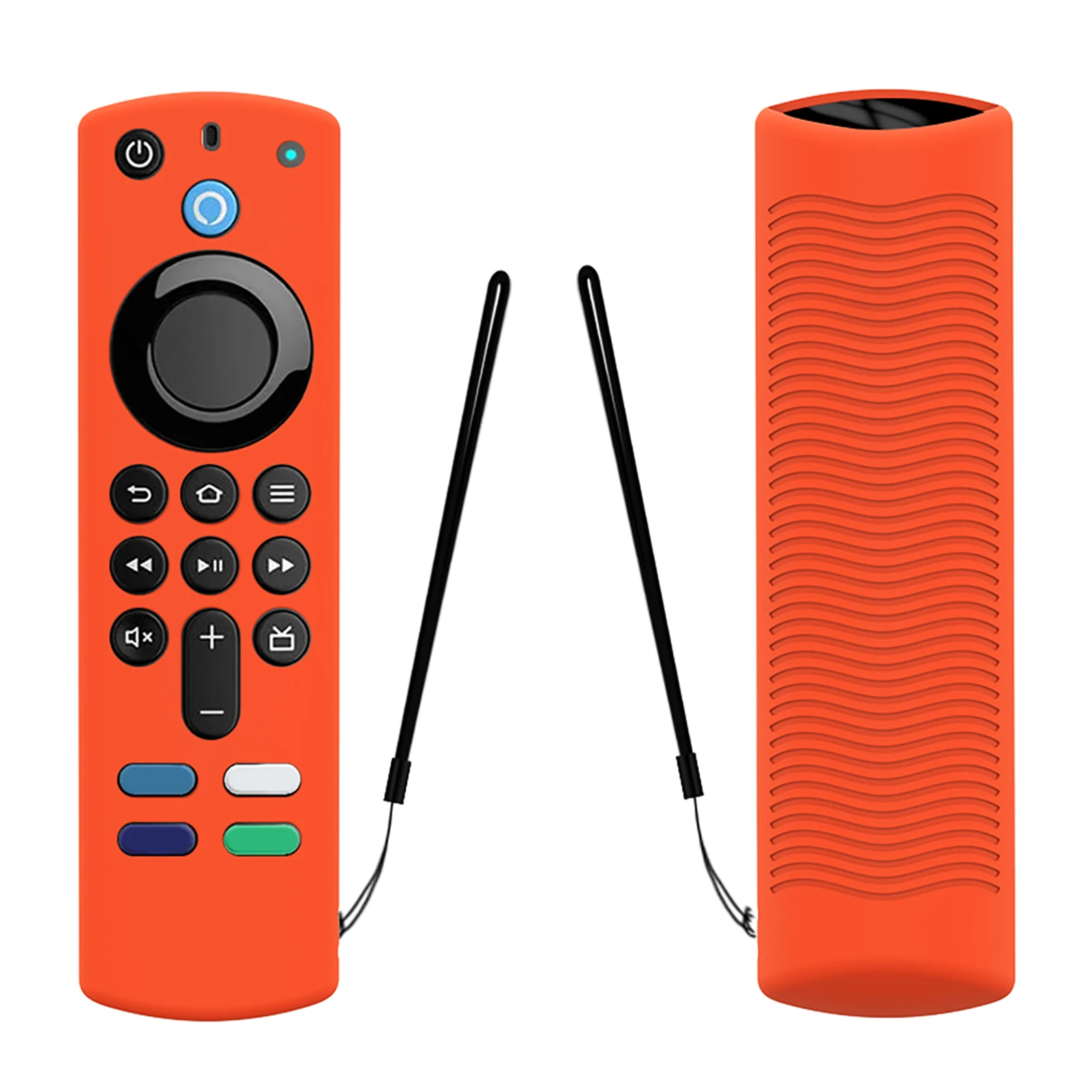 For Alexa Voice Remote 3rd Gen Case Stick 3rd Gen Remote Control Soft Silicone Protective Cover Anti-fall Anti Slip