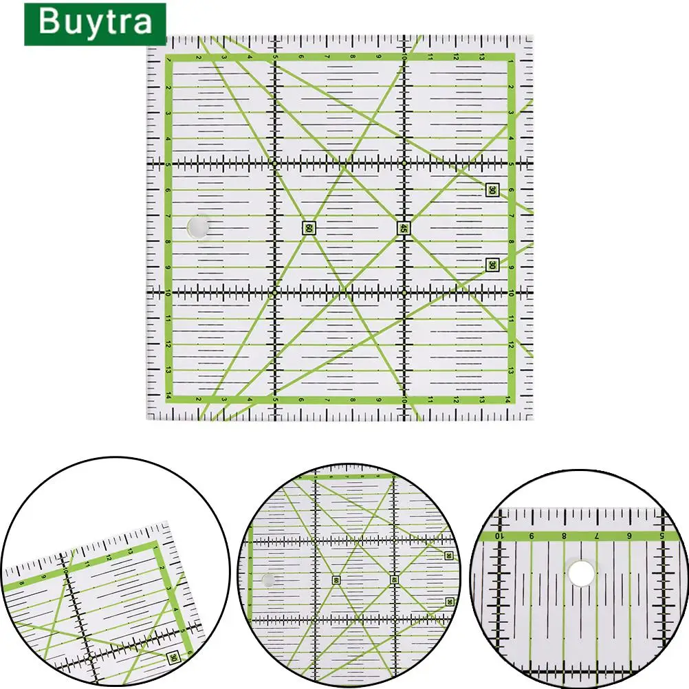 

1 шт., прозрачная линейка для стёганых и лоскутных изделий