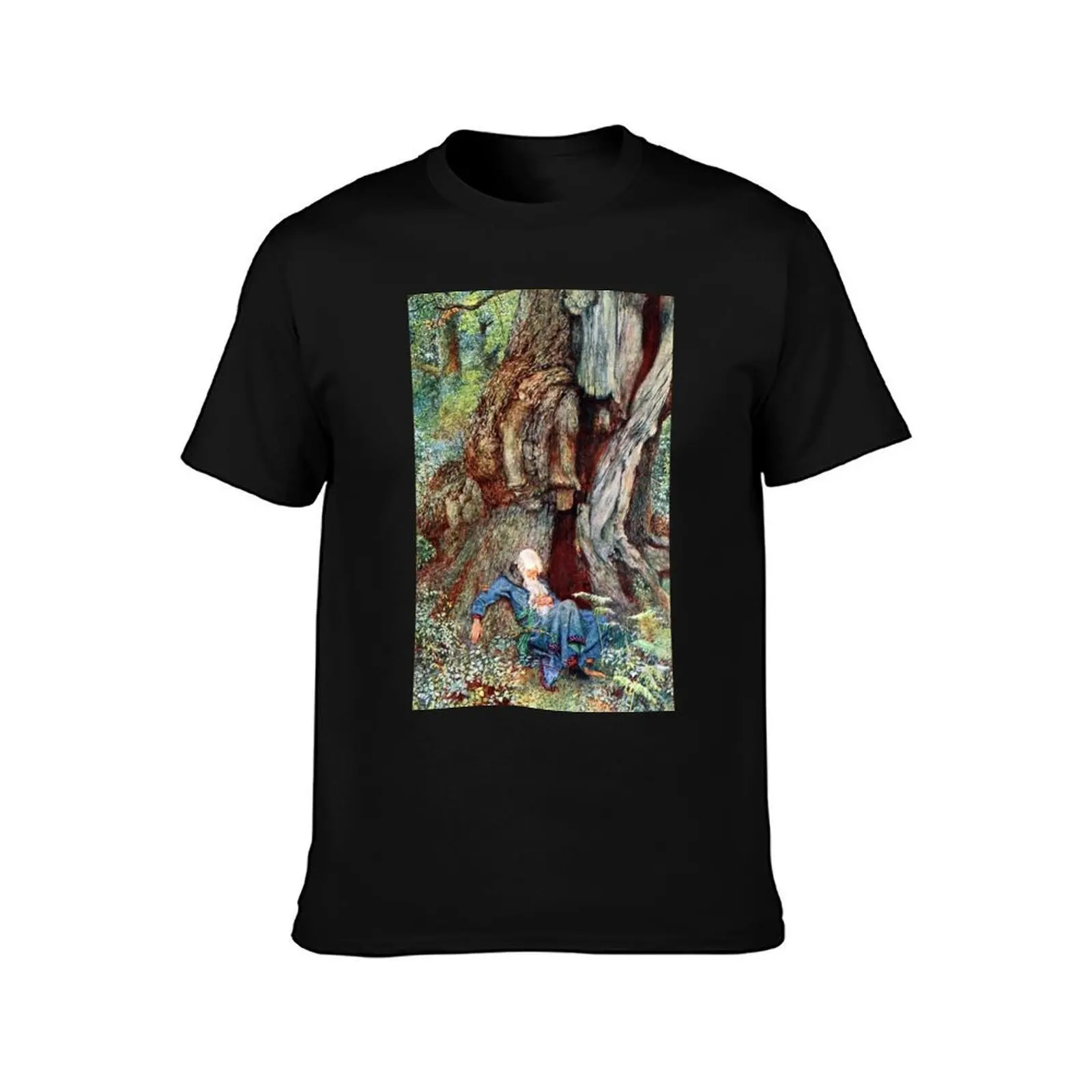 Merlin - Eleanor Fortescue Brickdale T-Shirt Halloween Theme T-Shirt