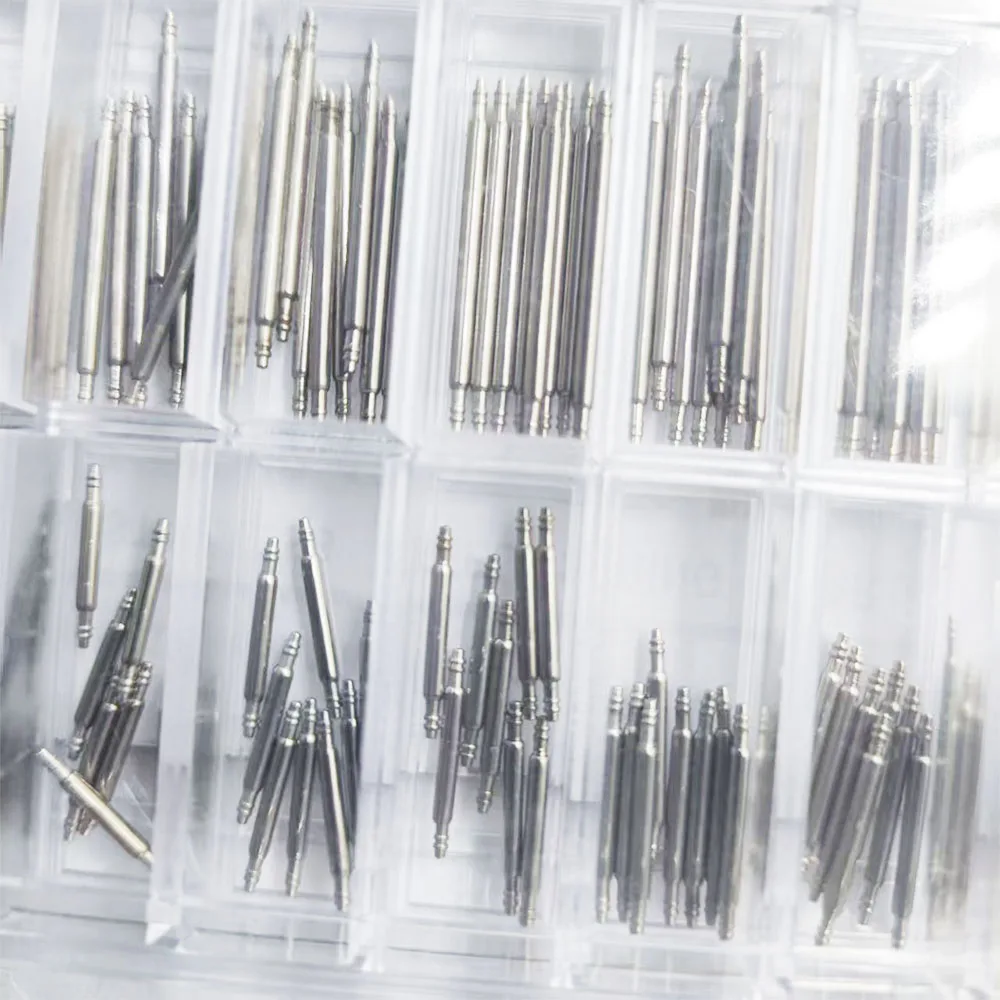 Uhr Ohr Reparatur Werkzeug Ohr Ohr Ohr Uhr Zubehör Armband Frühling Nadel Voller Stahl Ohr 1,5mm 144 stücke