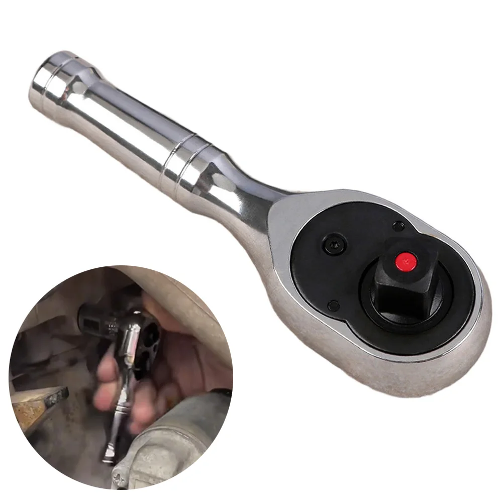 One-Thumb Switch 72-Tooth Ratchet Prevents Slippage Contoured Handle Withstands High Torque 72-tooth Gear System Hand Tool Set