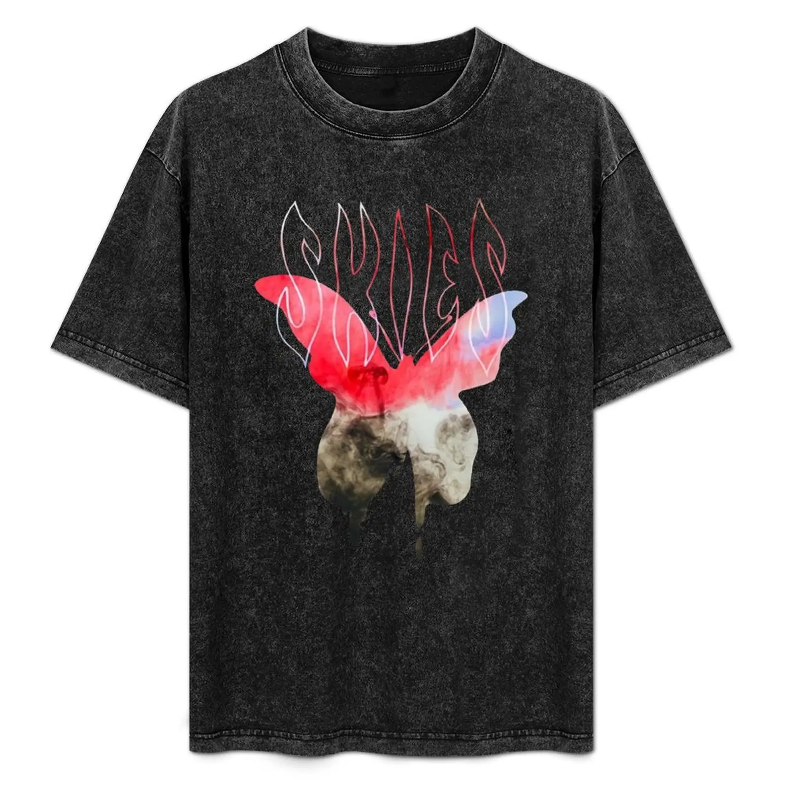 

Lil Skies Merch Lil Skies Skies Butterfly Smoke T-Shirt tees anime tshirt Aesthetic clothing black t-shirts for men