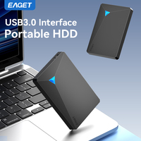 EAGET Portable HDD G20 5400 RPM USB 3.0 Hard Disk Drive 250gb 500gb 1T 2T External Mechanical Hard Drive for Laptop Desktop