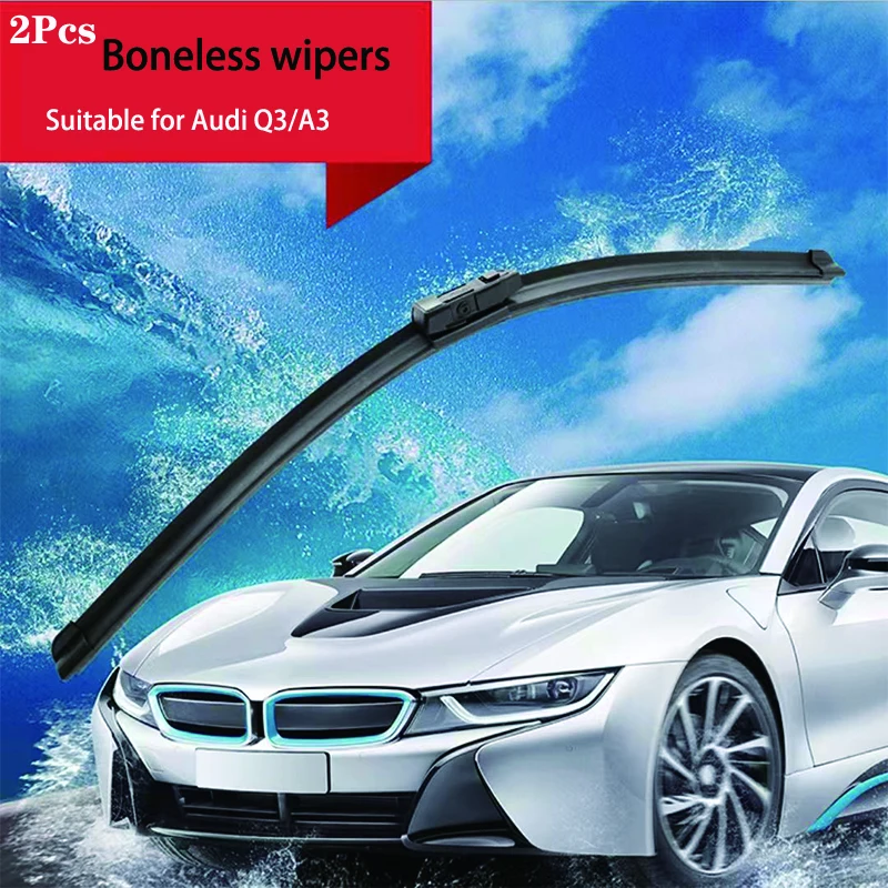 

2 шт., автомобильные стеклоочистители для Audi Q3 A3 Volkswagen Golf, мягкие резиновые стеклоочистители для лобового стекла автомобиля, 16-22 дюйма