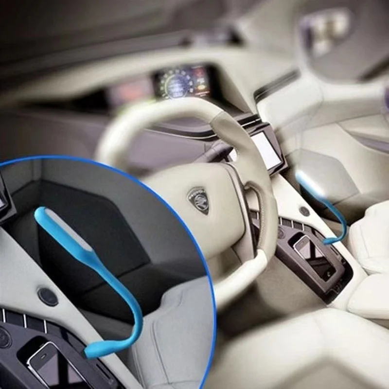 1PC lampada flessibile a LED USB Mini lampada da campeggio portatile caricabatterie gadget lampada da tavolo per Computer Notebook protezione degli occhi luce