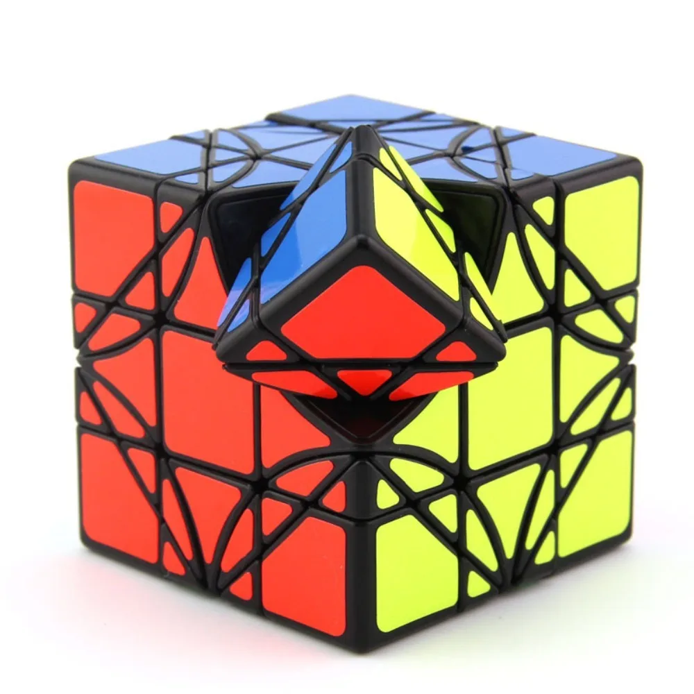 FangShi FS LimCube Puzzles mágicos, Corpo preto, Super Twist, Virando o canto, Cube Toy, Dremel, 3x3x3