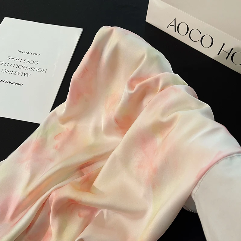 DAIMELU Princess style pajamas girls summer Sleepwear new ice and snow silk sweet sexy suspender pajamas high-end pink nightgown