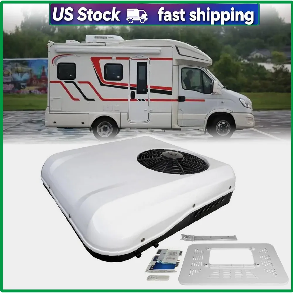 12 Volt RV Rooftop Air Conditioning Air Conditioning Unit Heating and Cooling Trailer RV -