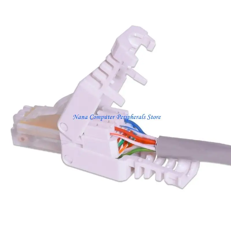 

F68C RJ45 Connectors Super Five Rj45 Unshielded and Pressure-free Crystal for Head