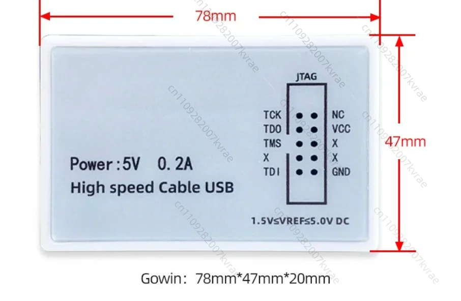 USB JTAG Debugger Cable, High Speed FPGA Programmer, Full Featured Download Tool