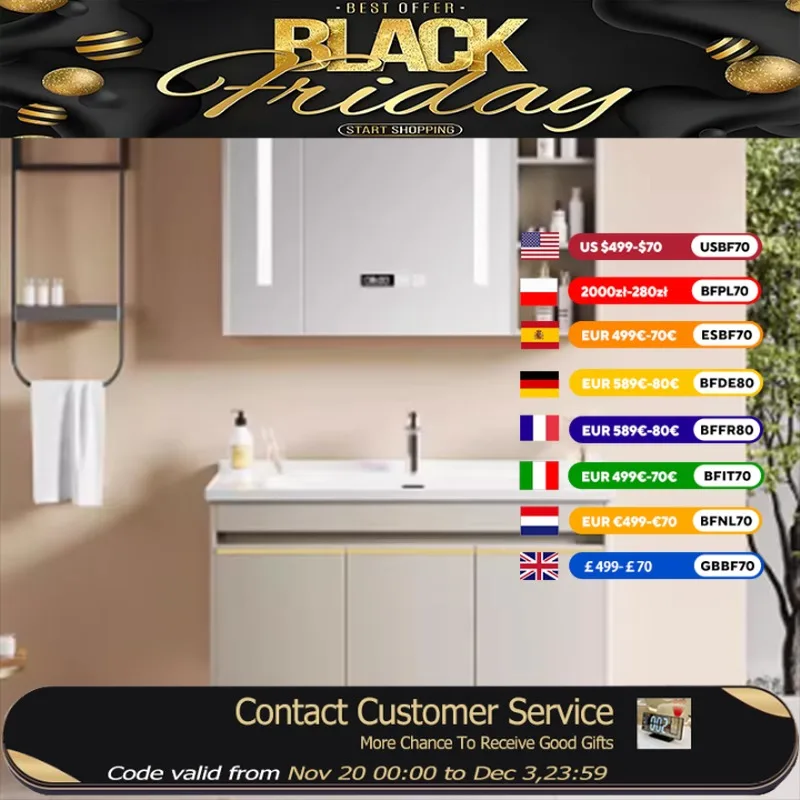 

Internal Toilet Bathroom Cabinet Organizer Washroom Luxury Shelf Bathroom Cabinet Vanity Sink Armoire Salle De Bain Furniture